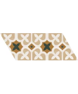 Carrelage Chevron Patchwork Color Droit 9x20,5 cm - détail du carreau 21