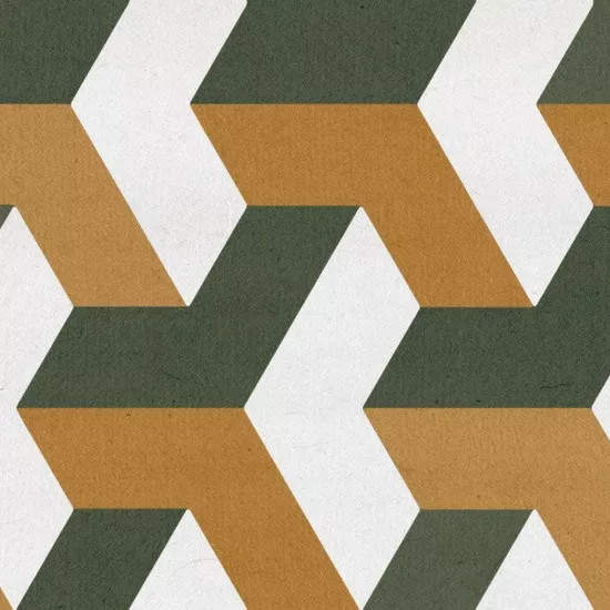 Carrelage Chevron Patchwork Color Droit 9x20,5 cm - détail du carreau 22