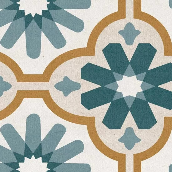 Carrelage Chevron Patchwork Color Droit 9x20,5 cm - détail du carreau 23