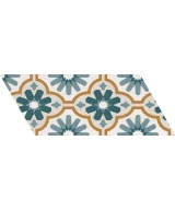 Carrelage Chevron Patchwork Color Droit 9x20,5 cm - détail du carreau 23