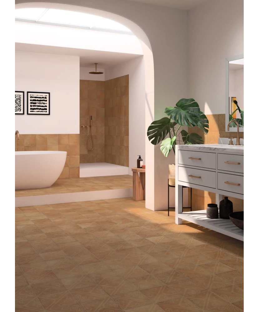 Carrelage Ares Cotto 20x20 cm - vue d’ambiance 2