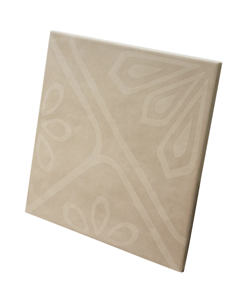Carrelage Ares Decor Taupe 20x20 cm - détail du carreau