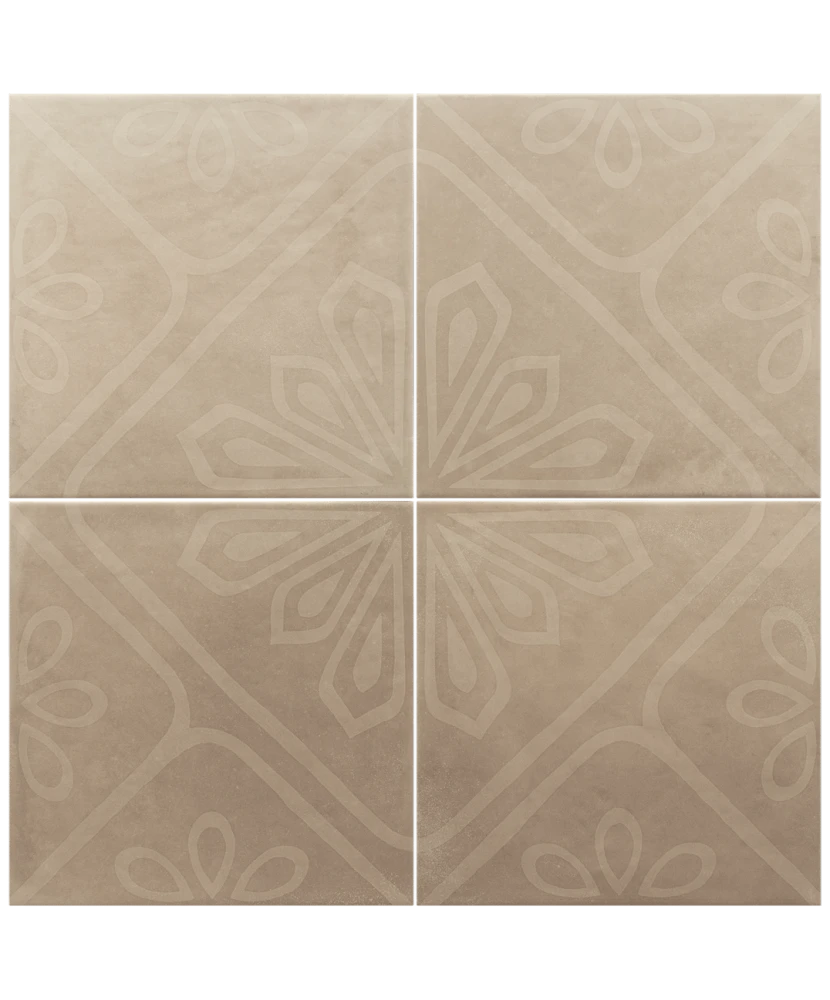 Carrelage Ares Decor Taupe 20x20 cm - détail du carreau 2