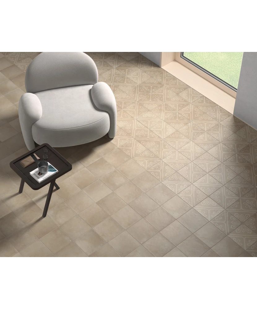 Carrelage Ares Decor Taupe 20x20 cm - vue d’ambiance 2