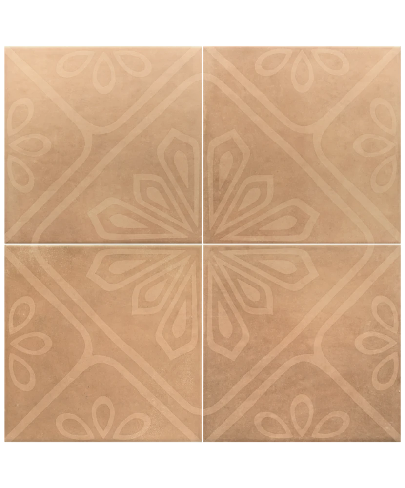 Carrelage Ares Decor Cotto 20x20 cm - détail du carreau 2
