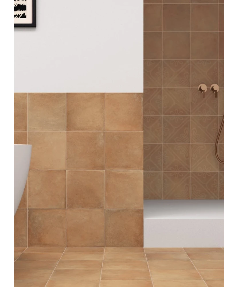 Carrelage Ares Decor Cotto 20x20 cm - vue d’ambiance