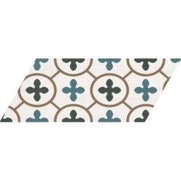 Chevron Patchwork Color Izquierdo 9x20.5 cm - carrelage NAIS