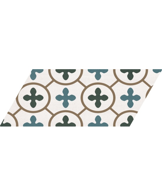 Chevron Patchwork Color Izquierdo 9x20.5 cm - carrelage NAIS