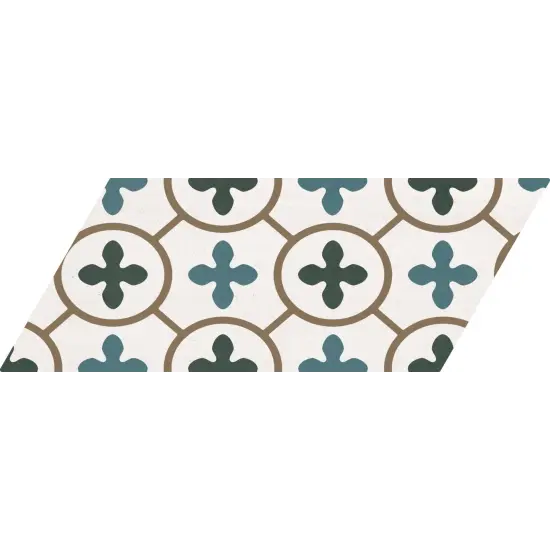 Chevron Patchwork Color Izquierdo 9x20.5 cm - carrelage NAIS