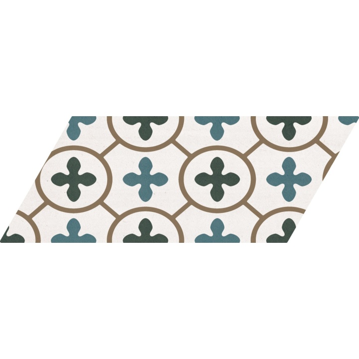 Chevron Patchwork Color Izquierdo 9x20.5 cm - carrelage NAIS