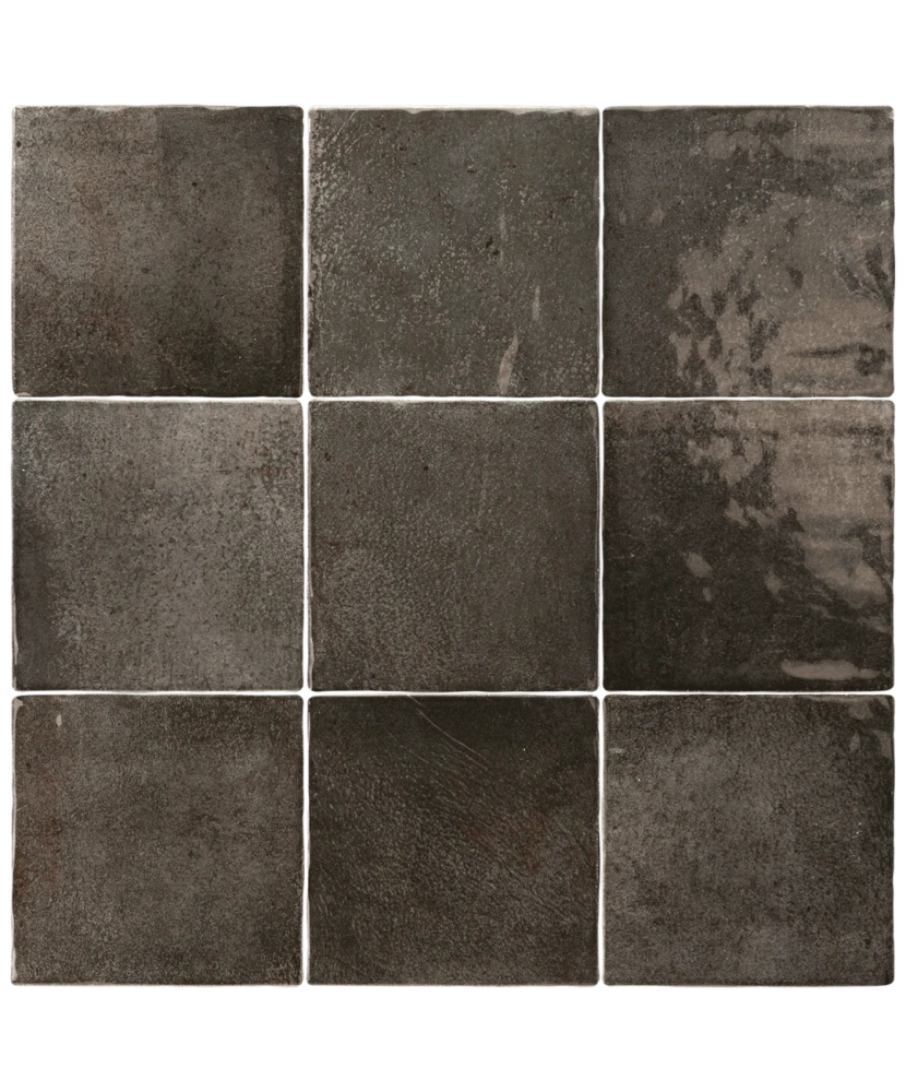 Carrelage Verticale Soot 10x10 cm - détail du carreau 2