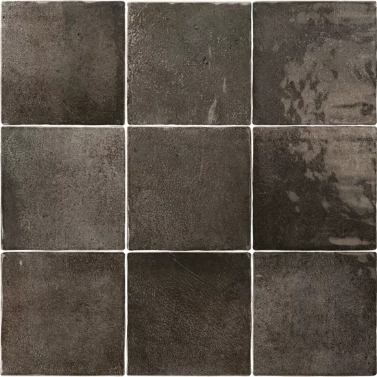 Carrelage Verticale Soot 10x10 cm - détail du carreau 2