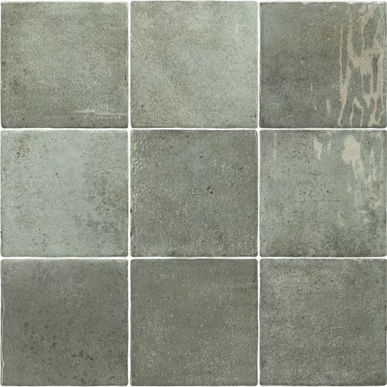 Carrelage Verticale Oakmoss 10x10 cm - détail du carreau 2