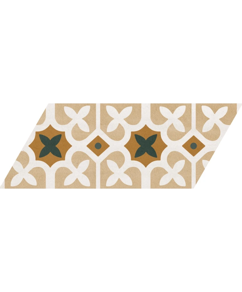 Carrelage Chevron Patchwork Color Gauche 9x20,5 cm - détail du carreau 7