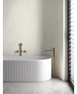 Carrelage Sabbia Silica White 6,5x20 cm - vue d’ambiance 2
