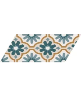 Carrelage Chevron Patchwork Color Gauche 9x20,5 cm - détail du carreau 10