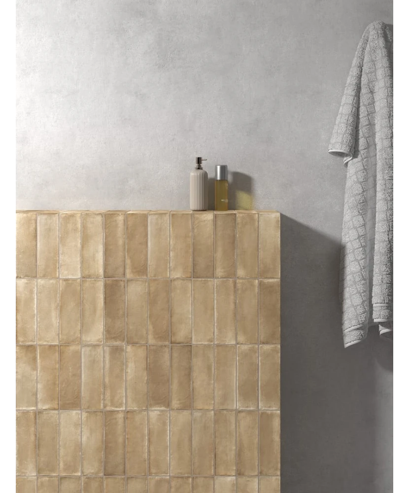 Carrelage Sabbia Cinnamon 6,5x20 cm - vue d’ambiance