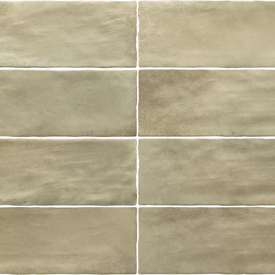 Carrelage Sabbia Weald Green 6,5x20 cm - détail du carreau 2