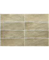 Carrelage Sabbia Weald Green 6,5x20 cm - détail du carreau 2
