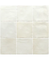 Carrelage Sabbia Silica White 10x10 cm - détail du carreau 2