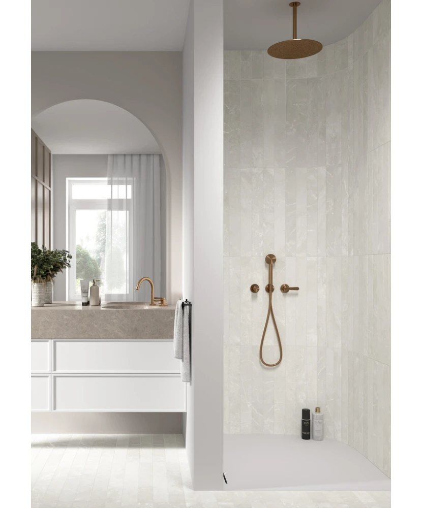 Carrelage Marmoris White 7,5x60 cm - vue d’ambiance 2
