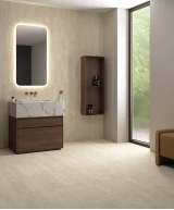Carrelage Marmoris Taupe 7,5x60 cm - vue d’ambiance 2