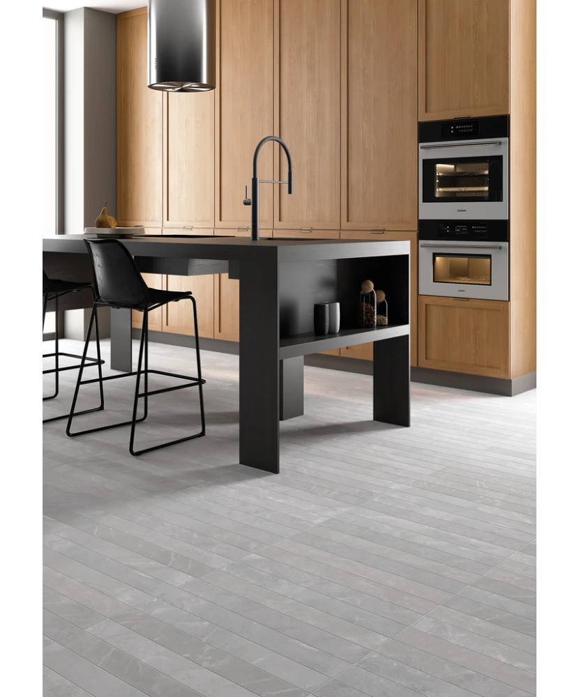 Carrelage Marmoris Grey 7,5x60 cm - vue d’ambiance