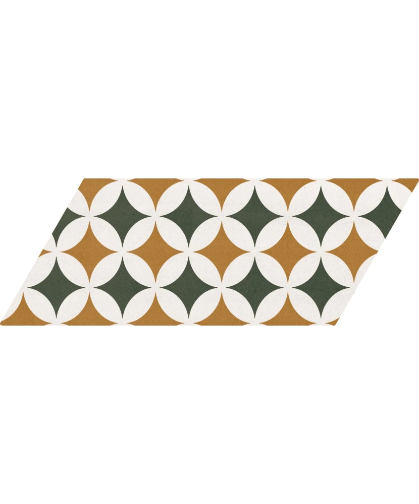 Carrelage Chevron Patchwork Color Gauche 9x20,5 cm - détail du carreau 16