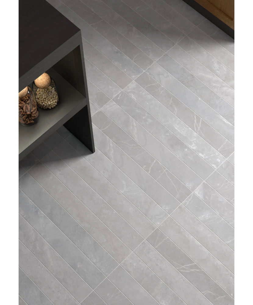 Carrelage Marmoris Grey 7,5x60 cm - vue d’ambiance 2
