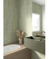Carrelage Marmoris Matcha 7,5x60 cm - vue d’ambiance