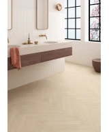Carrelage Stonella Straw 7,5x60 cm - vue d’ambiance