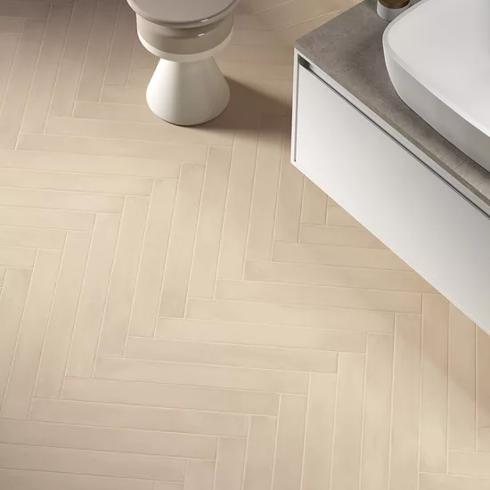 Carrelage Stonella Straw 7,5x60 cm - vue d’ambiance 2