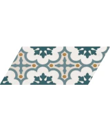 Carrelage Chevron Patchwork Color Gauche 9x20,5 cm - détail du carreau 18
