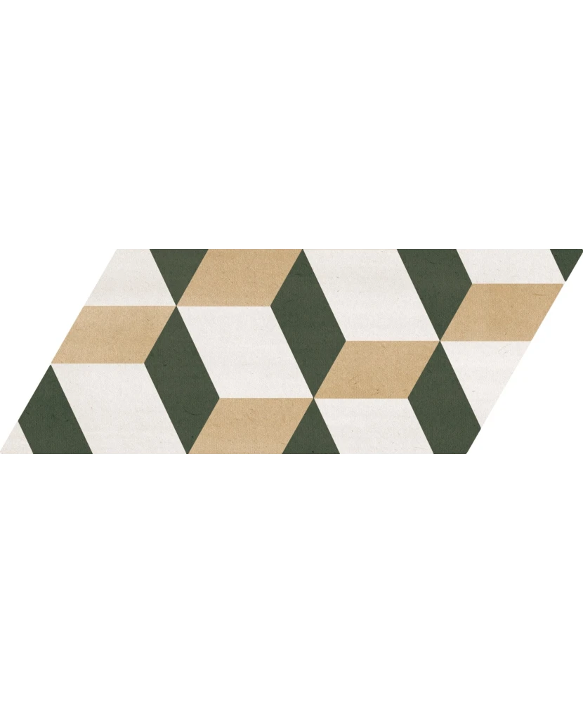 Carrelage Chevron Patchwork Color Gauche 9x20,5 cm - détail du carreau 19