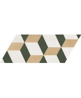 Carrelage Chevron Patchwork Color Gauche 9x20,5 cm - détail du carreau 19