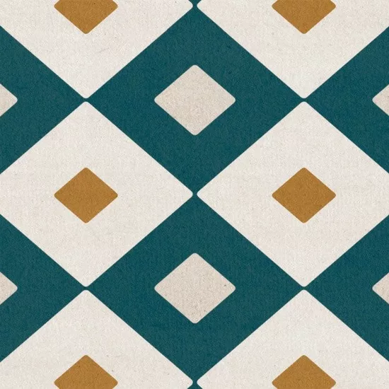 Carrelage Chevron Patchwork Color Gauche 9x20,5 cm - détail du carreau 20