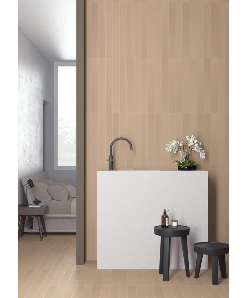 Carrelage Earth Oak Apple 7,5x60 cm - vue d’ambiance