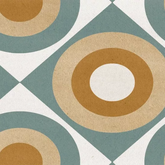 Carrelage Chevron Patchwork Color Gauche 9x20,5 cm - détail du carreau 21