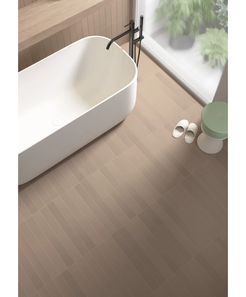 Carrelage Earth Cashmere 7,5x60 cm - vue d’ambiance