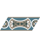Carrelage Chevron Patchwork Color Gauche 9x20,5 cm - détail du carreau 23