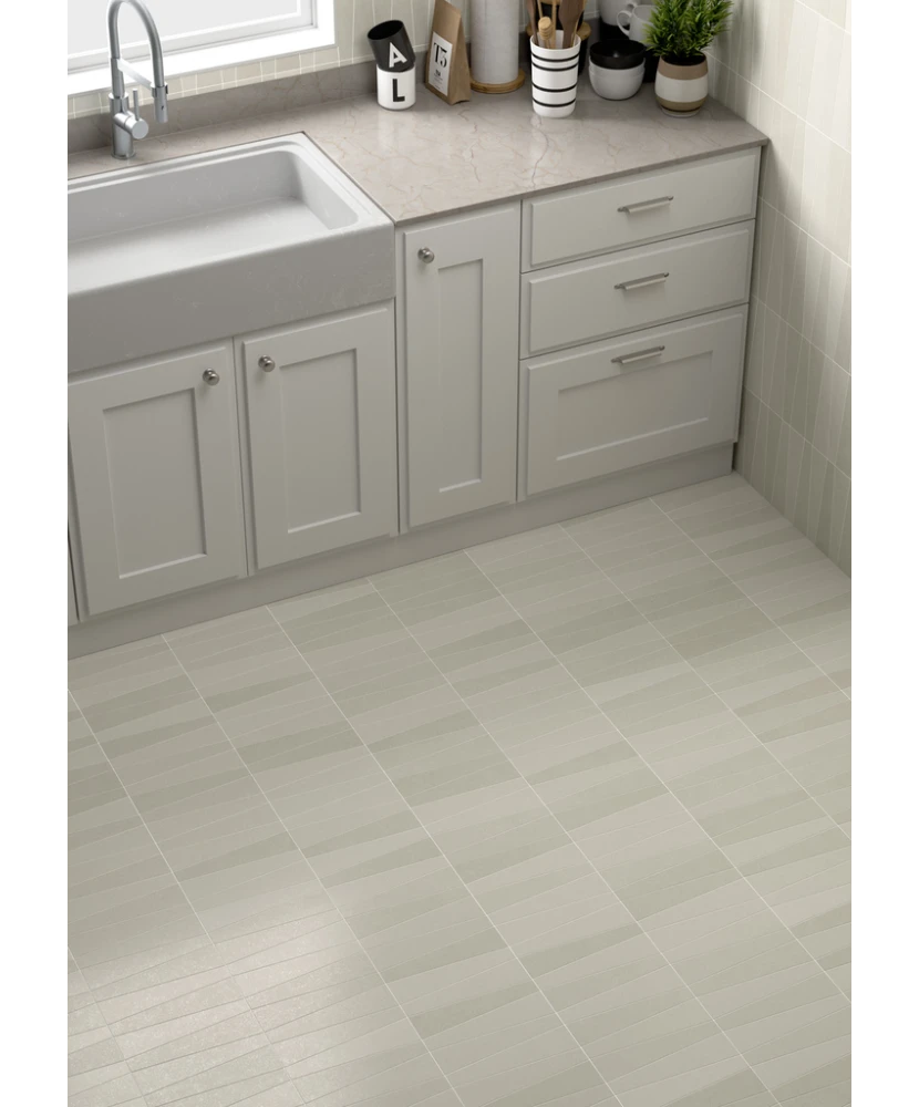 Carrelage Bamboo Arena 5,6x22,4 cm - vue d’ambiance