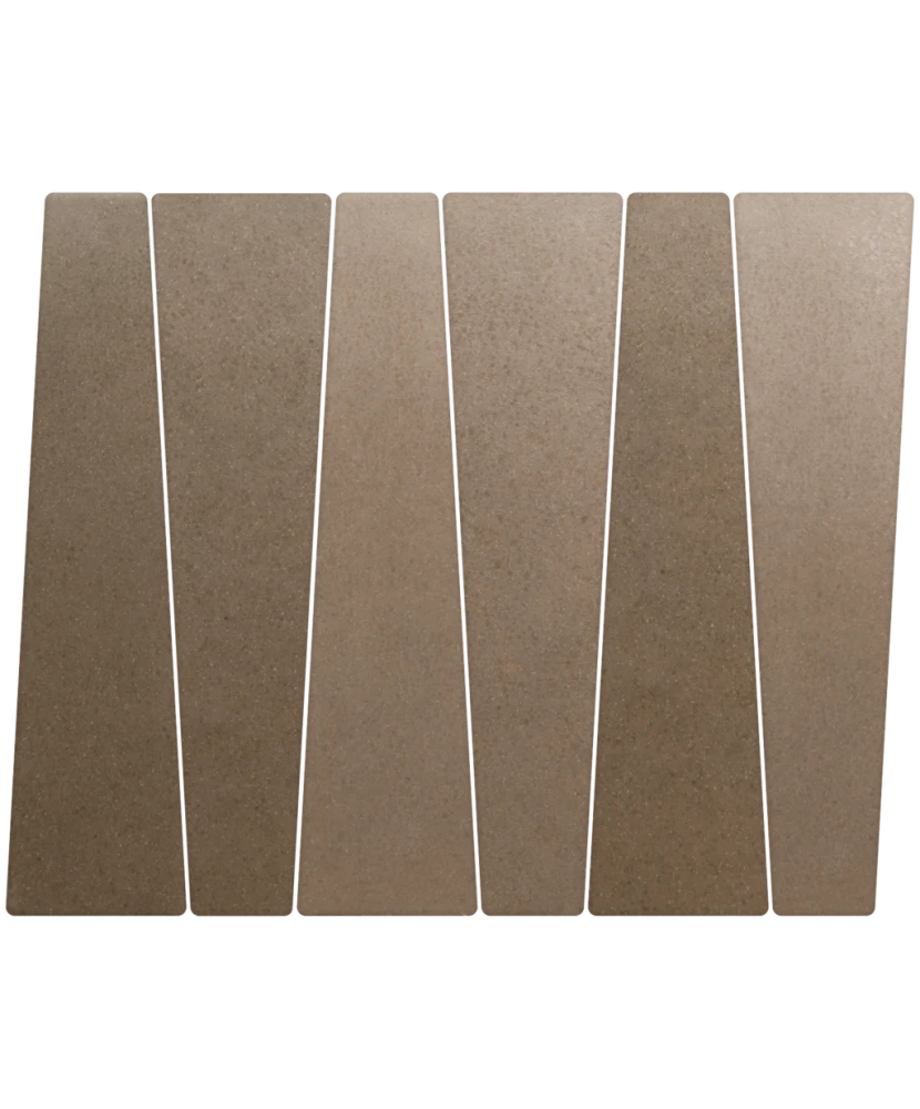 Carrelage Bamboo Chocolate 5,6x22,4 cm - détail du carreau 2
