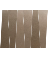 Carrelage Bamboo Chocolate 5,6x22,4 cm - détail du carreau 2