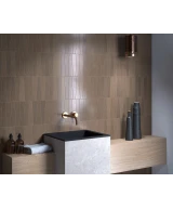 Carrelage Bamboo Chocolate 5,6x22,4 cm - vue d’ambiance 2