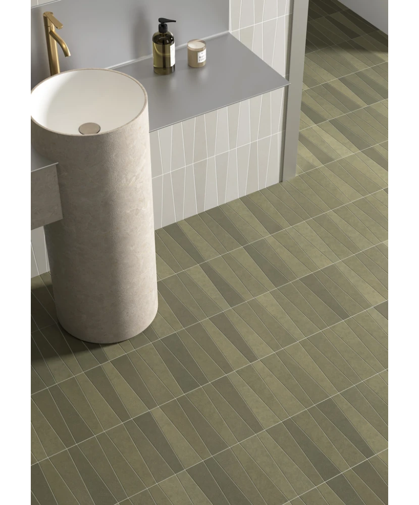 Carrelage Bamboo Musgo 5,6x22,4 cm - vue d’ambiance