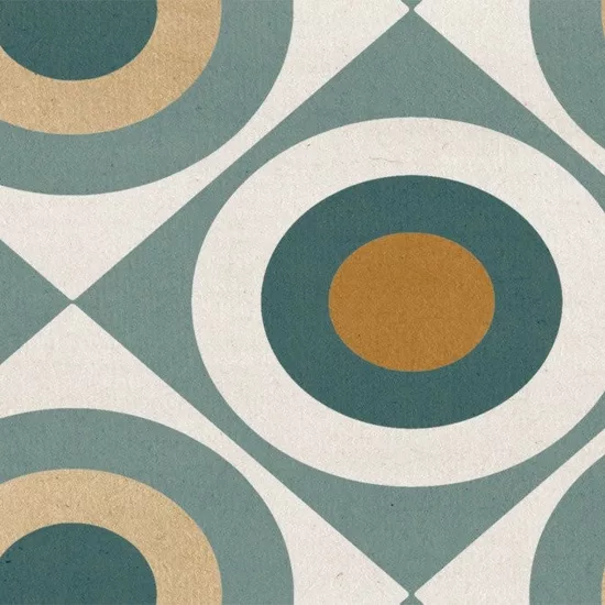 Carrelage Chevron Patchwork Color Gauche 9x20,5 cm - détail du carreau 26