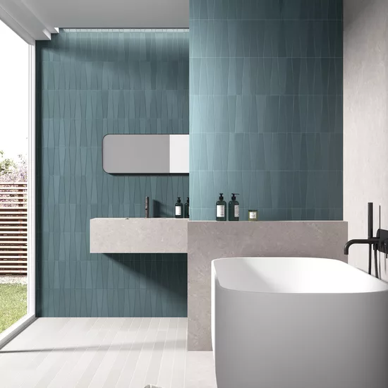 Carrelage Bamboo Oceano 5,6x22,4 cm - vue d’ambiance 2