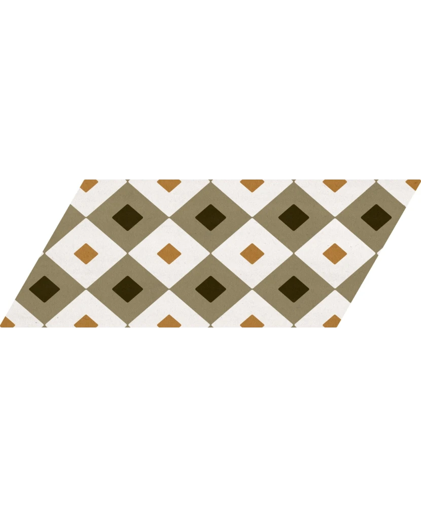 Carrelage Chevron Patchwork Color Gauche 9x20,5 cm - détail du carreau 27