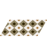 Carrelage Chevron Patchwork Color Gauche 9x20,5 cm - détail du carreau 27