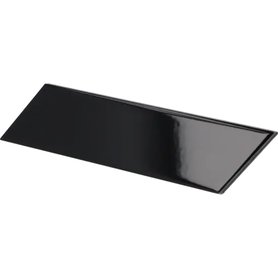 Chevron Wall Black Izquierdo 18.6x5.2 cm - carrelage NAIS